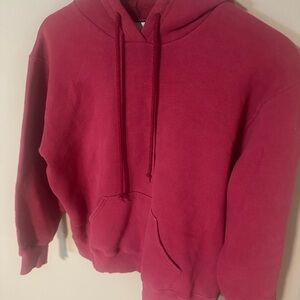 Russell Athletic Women's Burgundy Hoodie Sweater